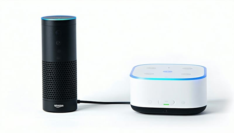 E.A.V.A. device connecting Amazon Alexa with a Telecare Unit